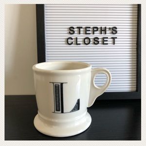 ⭐️New Anthropologie Monogram Mug